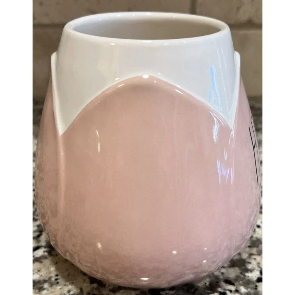 NEW RAE DUNN ‎ Pink/White 